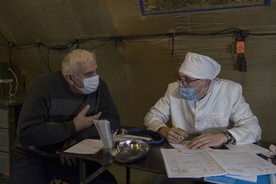 Медицинский отряд Минобороны РФ приступил к приему пациентов из Карабаха