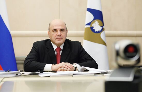 Премьер-министр РФ М. Мишустин принял участие в заседании Евразийского межправительственного совета стран ЕАЭС