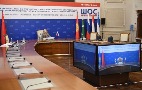 Международная научно-практическая конференция "Университет ШОС: Глобальные вызовы и возможности устойчивого развития до 2030 года". День второй