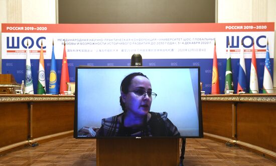 Международная научно-практическая конференция "Университет ШОС: Глобальные вызовы и возможности устойчивого развития до 2030 года". День второй