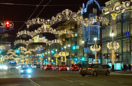 Предновогодний Санкт-Петербург