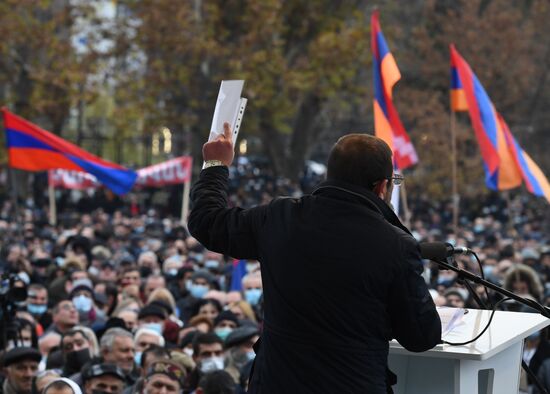 Митинг оппозиции в Ереване