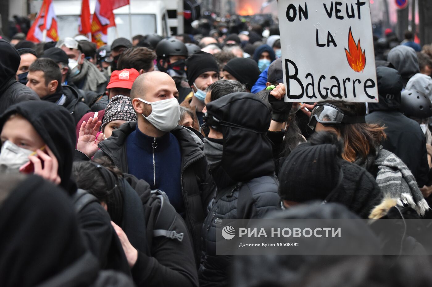 Протесты в Париже