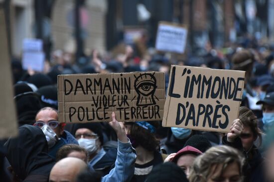 Протесты в Париже