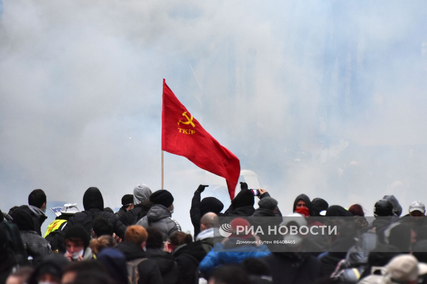 Протесты в Париже