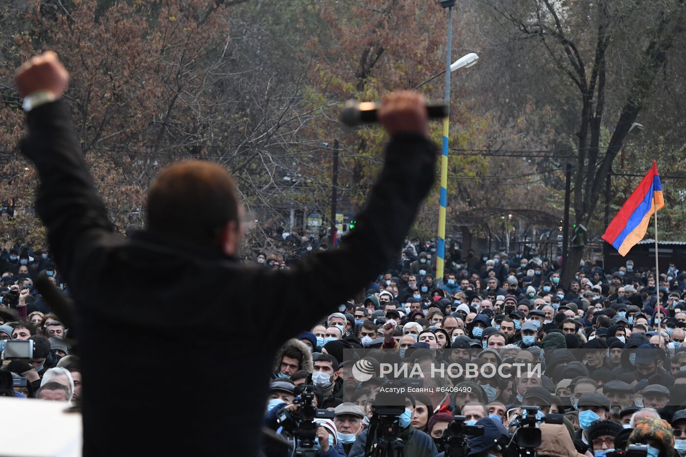 Митинг оппозиции в Ереване