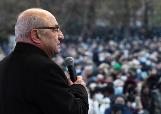 Митинг оппозиции в Ереване