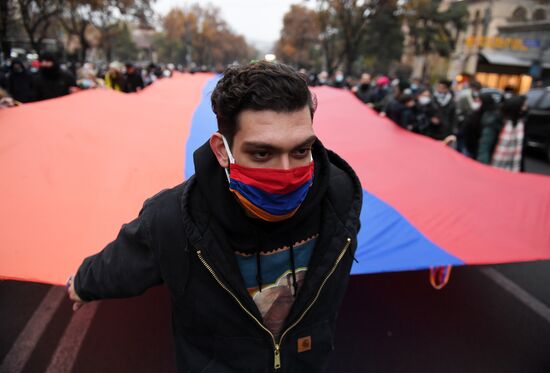 Митинг оппозиции в Ереване