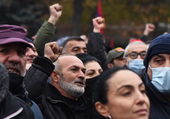 Митинг оппозиции в Ереване