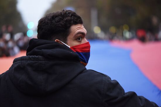 Митинг оппозиции в Ереване