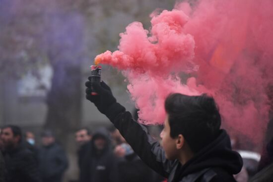 Митинг оппозиции в Ереване