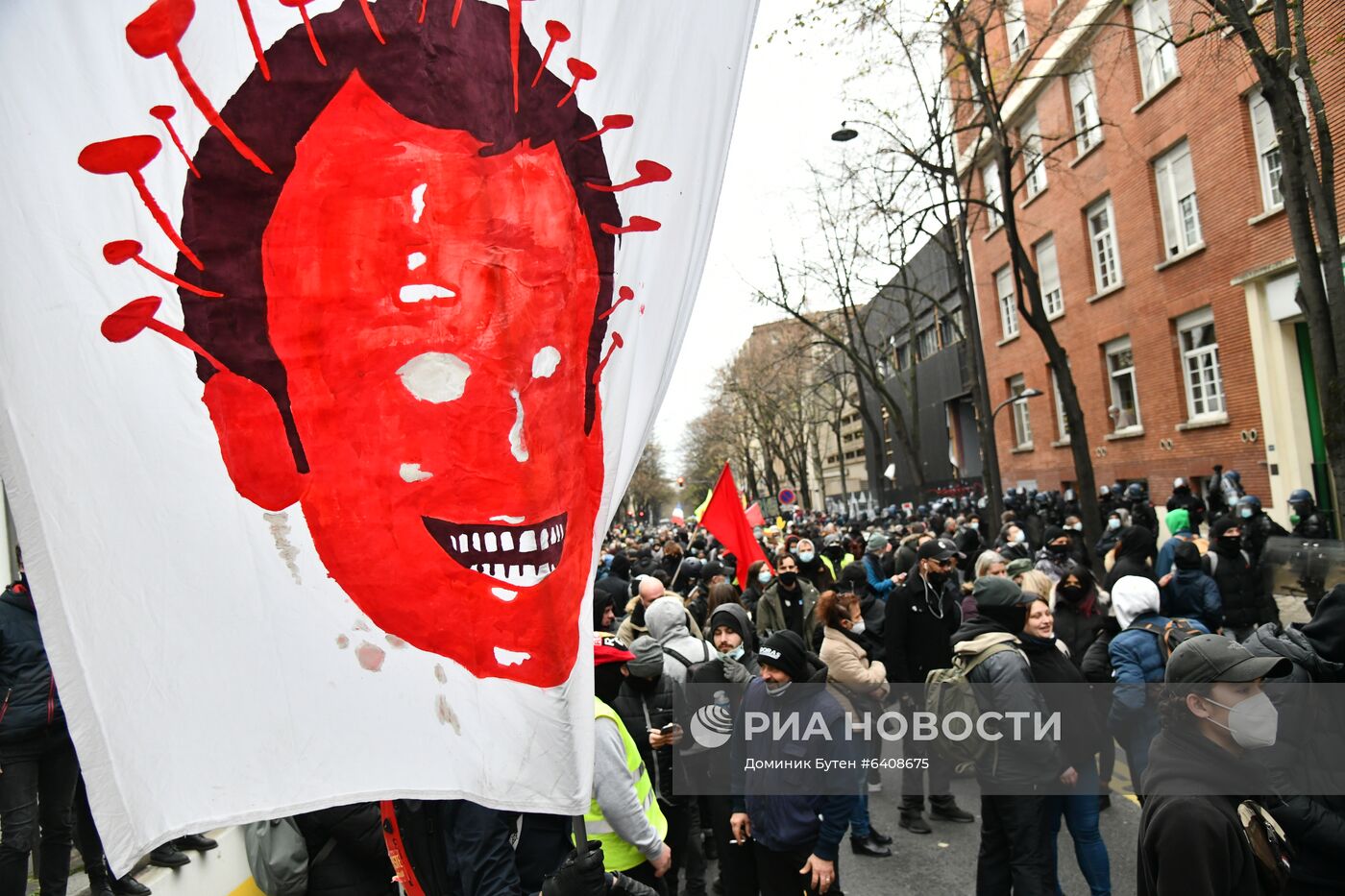 Протесты в Париже