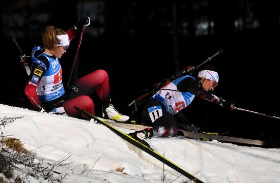 Биатлон. II этап Кубка мира. Женщины. Эстафета