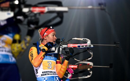 Биатлон. II этап Кубка мира. Женщины. Эстафета