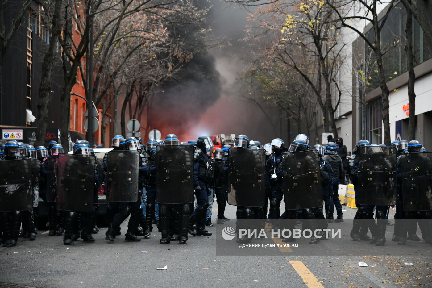 Протесты в Париже