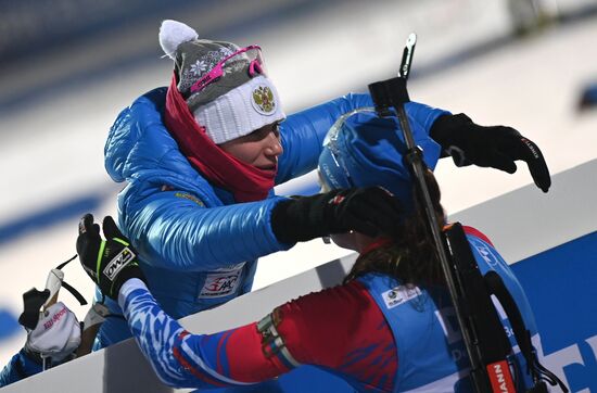 Биатлон. II этап Кубка мира. Женщины. Эстафета