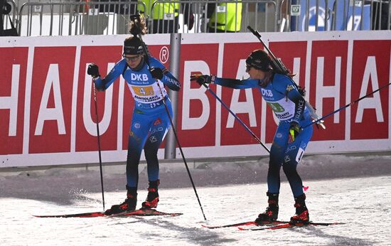 Биатлон. II этап Кубка мира. Женщины. Эстафета