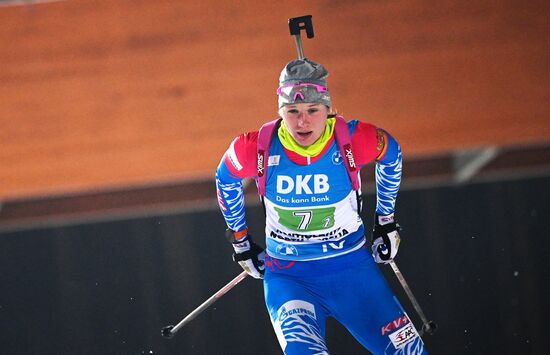 Биатлон. II этап Кубка мира. Женщины. Эстафета