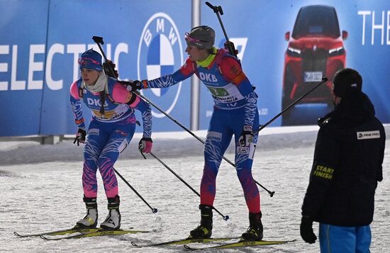 Биатлон. II этап Кубка мира. Женщины. Эстафета