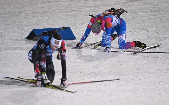 Биатлон. II этап Кубка мира. Женщины. Эстафета