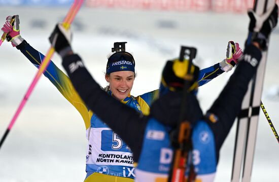 Биатлон. II этап Кубка мира. Женщины. Эстафета