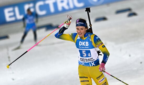 Биатлон. II этап Кубка мира. Женщины. Эстафета