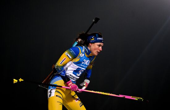 Биатлон. II этап Кубка мира. Женщины. Эстафета