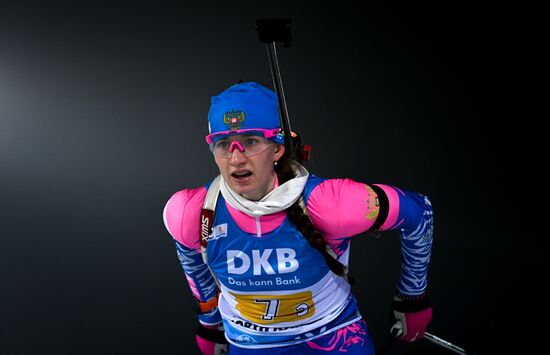 Биатлон. II этап Кубка мира. Женщины. Эстафета