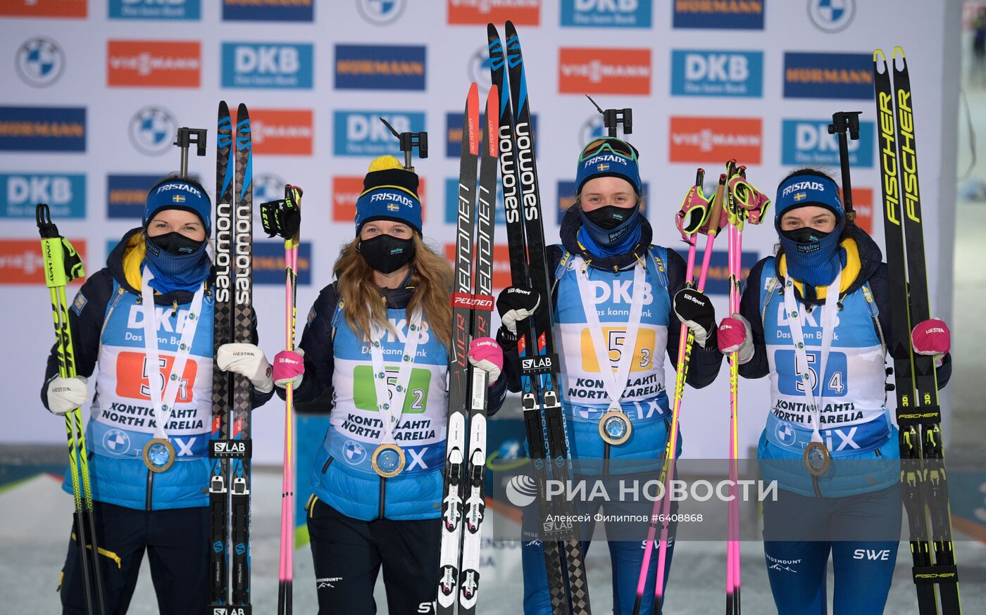 Биатлон. II этап Кубка мира. Женщины. Эстафета