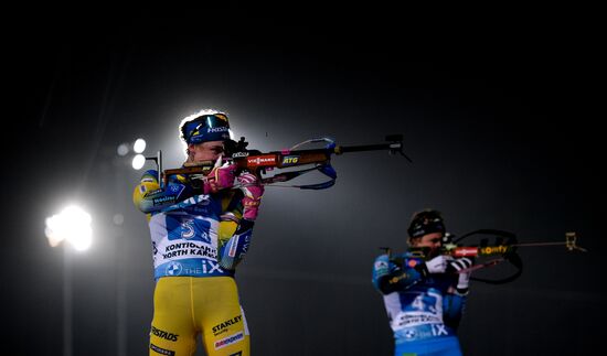 Биатлон. II этап Кубка мира. Женщины. Эстафета