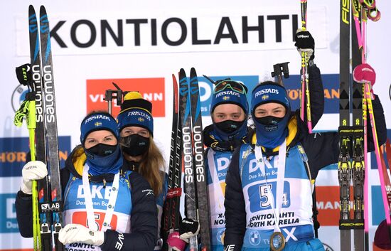 Биатлон. II этап Кубка мира. Женщины. Эстафета