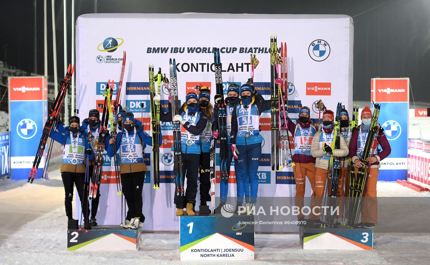 Биатлон. II этап Кубка мира. Женщины. Эстафета