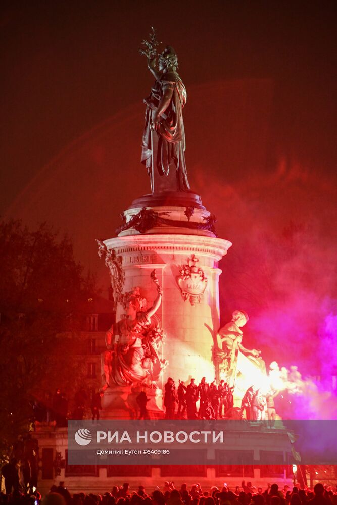 Протесты в Париже