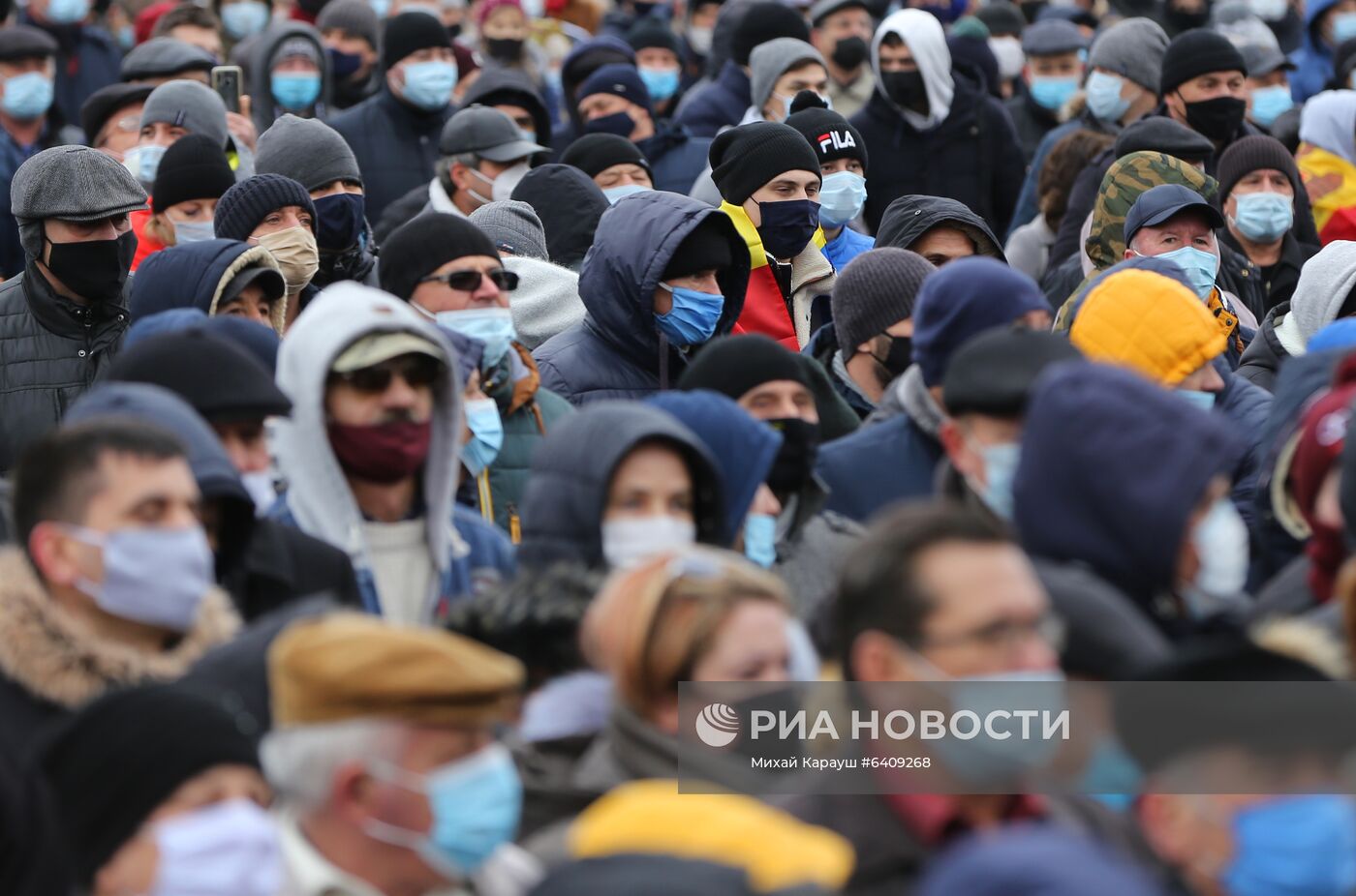 Антиправительственная акция в Кишиневе