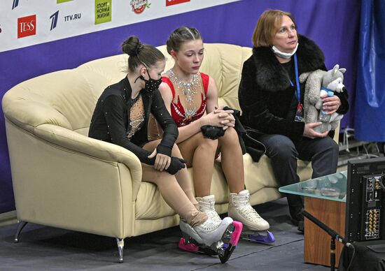 Фигурное катание. V этап Кубка России. Женщины. Произвольная программа