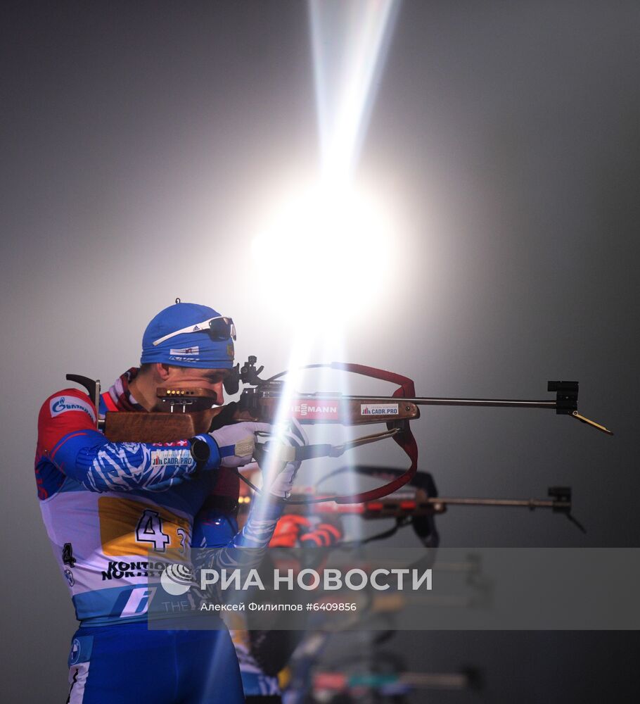 Биатлон. II этап Кубка мира. Мужчины. Эстафета