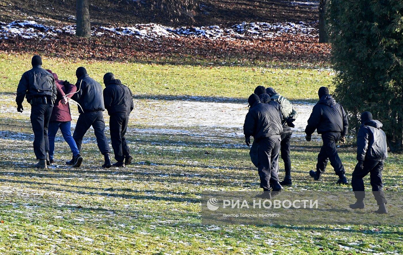 Акция протеста в Минске