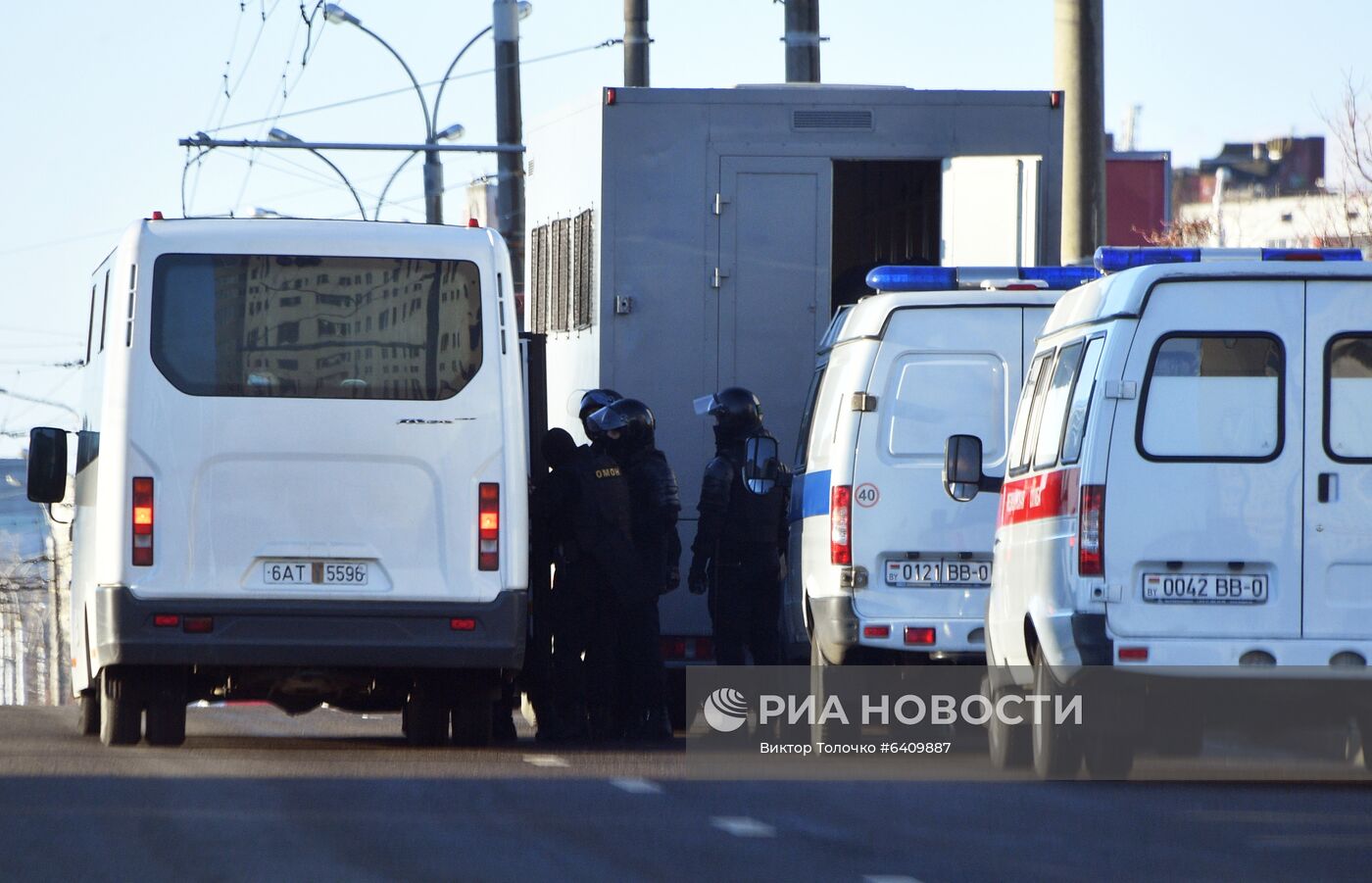 Акция протеста в Минске