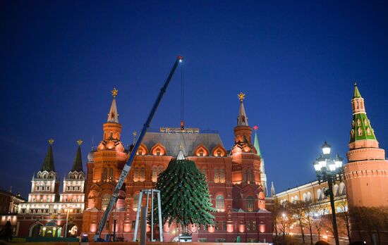 Новогоднее украшение Москвы 