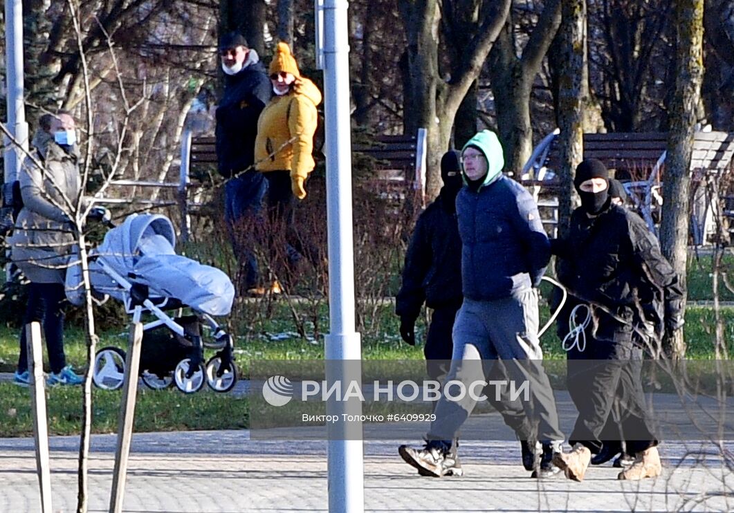 Акция протеста в Минске