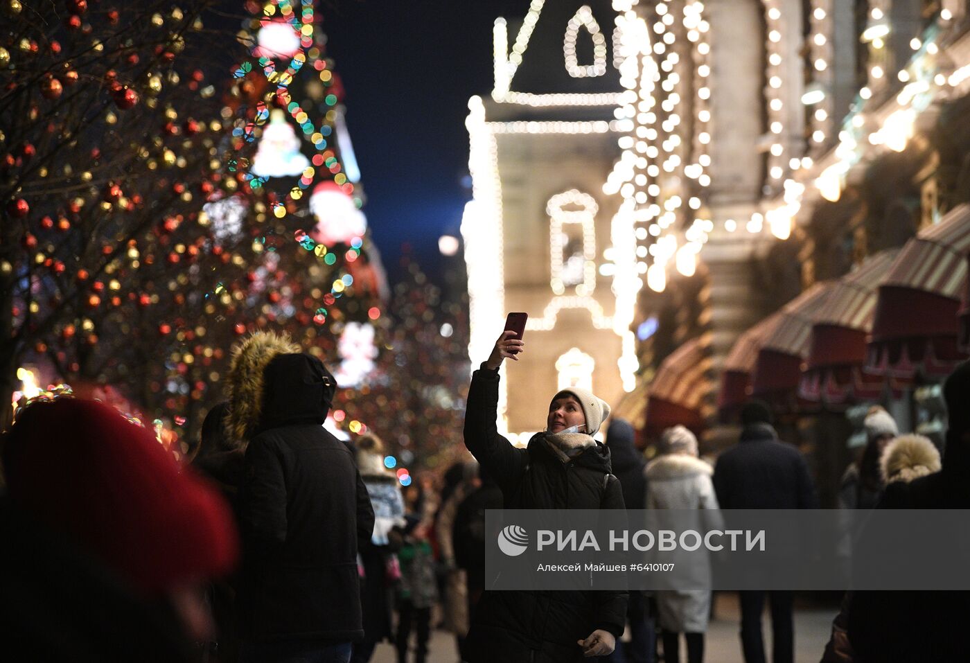 Новогоднее украшение Москвы 