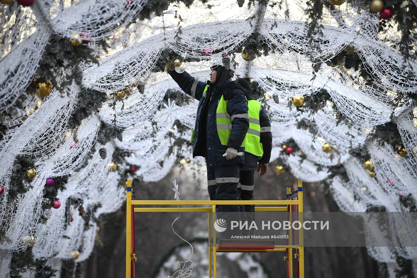 Новогоднее украшение Москвы 