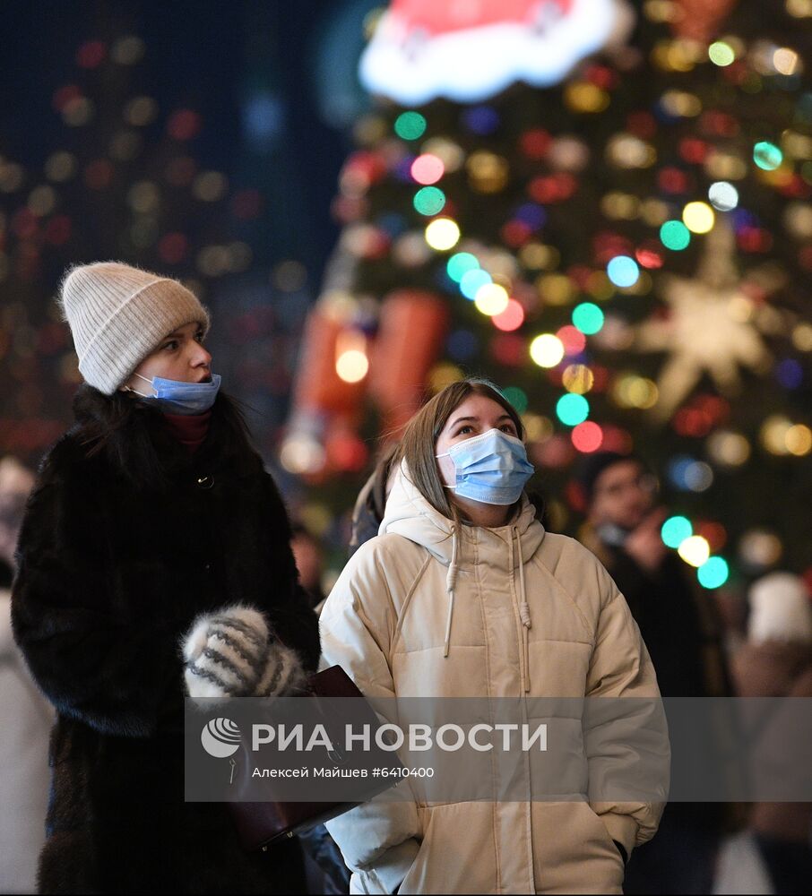 Новогоднее украшение Москвы 