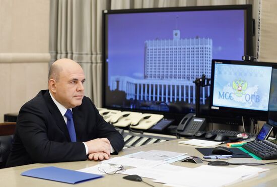 Премьер-министр РФ М. Мишустин провел совещание с вице-премьерами РФ