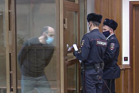 Оглашение приговора бывшему украинскому футболисту В. Василенко, обвиняемого в шпионаже в пользу Украины