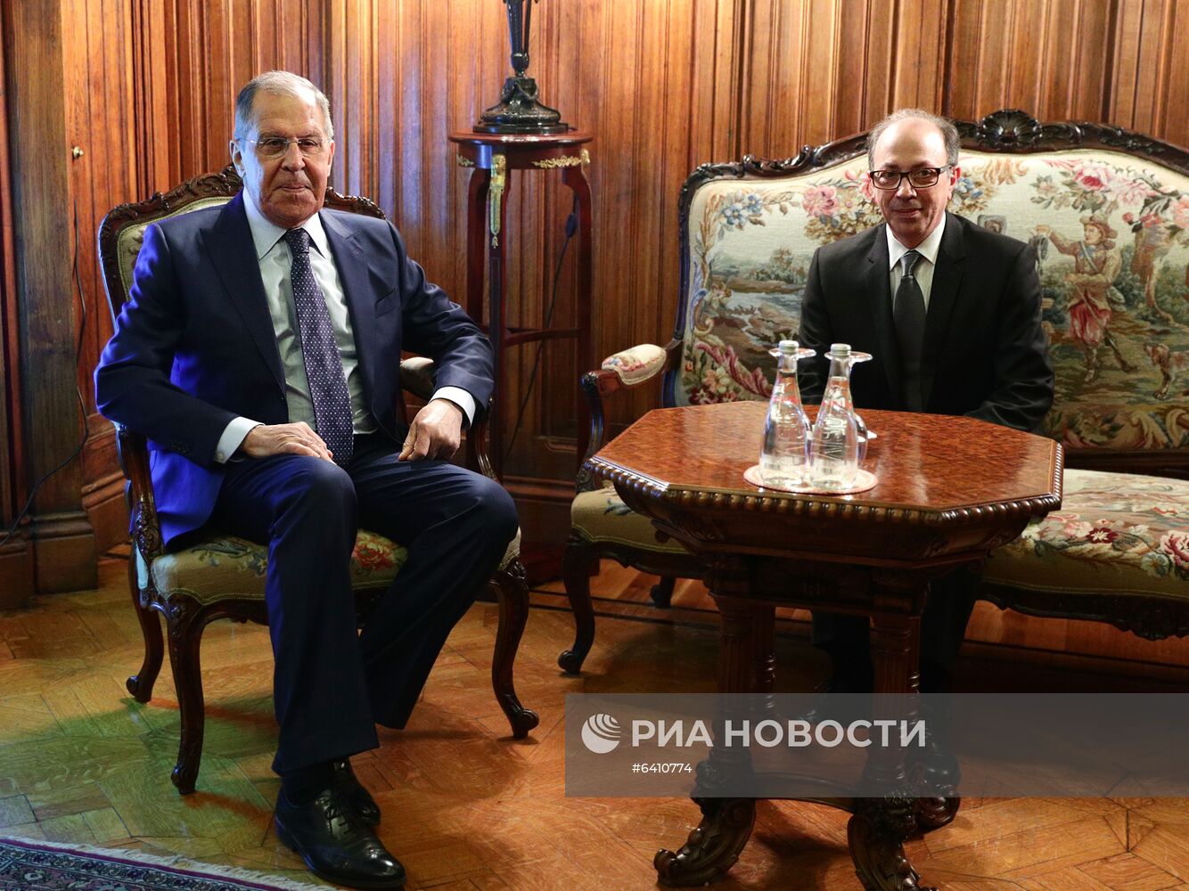 Встреча главы МИД РФ и Армении С. Лаврова и А. Айвазяна 