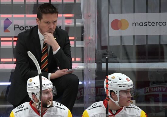 Хоккей. КХЛ. Матч "Спартак" - "Йокерит"