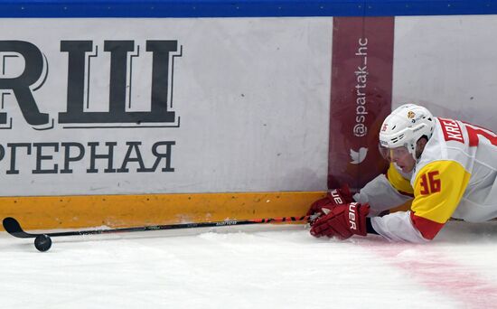 Хоккей. КХЛ. Матч "Спартак" - "Йокерит"