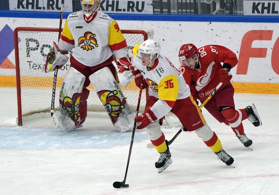 Хоккей. КХЛ. Матч "Спартак" - "Йокерит"