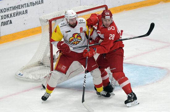 Хоккей. КХЛ. Матч "Спартак" - "Йокерит"